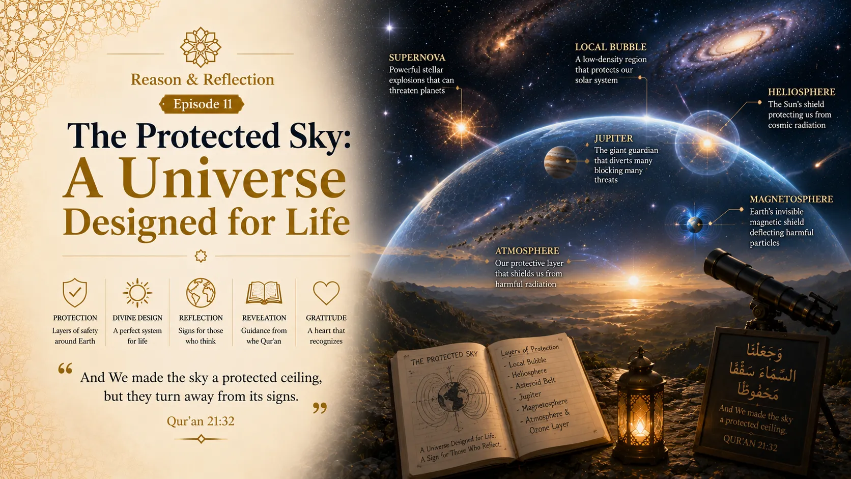 The Protected Sky: A Universe Designed for Life