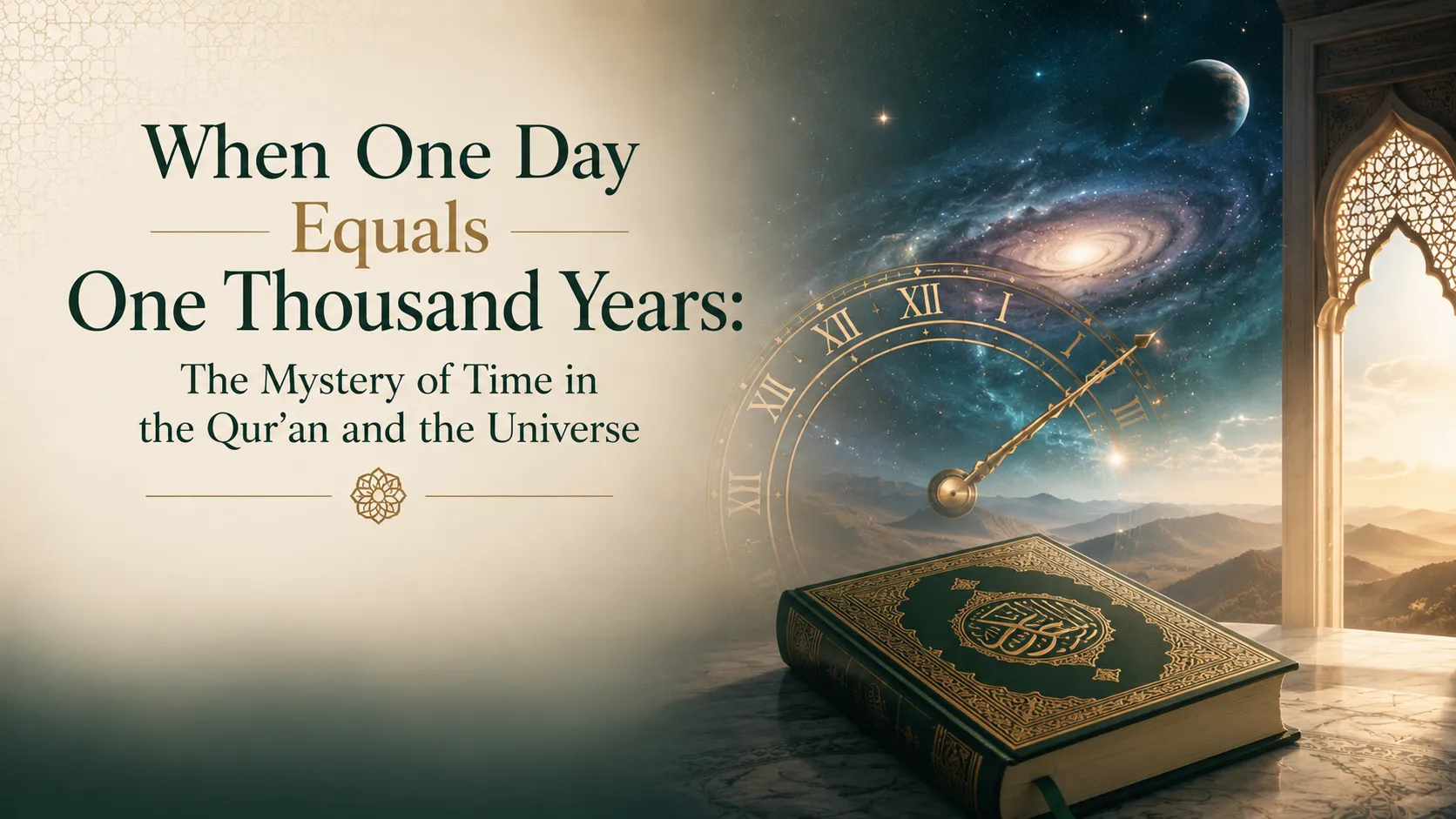 When One Day Equals One Thousand Years: The Mystery of Time in the Qur’an and the Universe