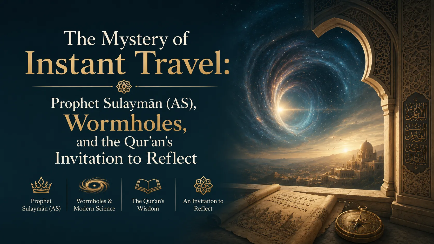 The Mystery of Instant Travel: Prophet Sulaymān (AS), Wormholes, and the Qur’an’s Invitation to Reflect