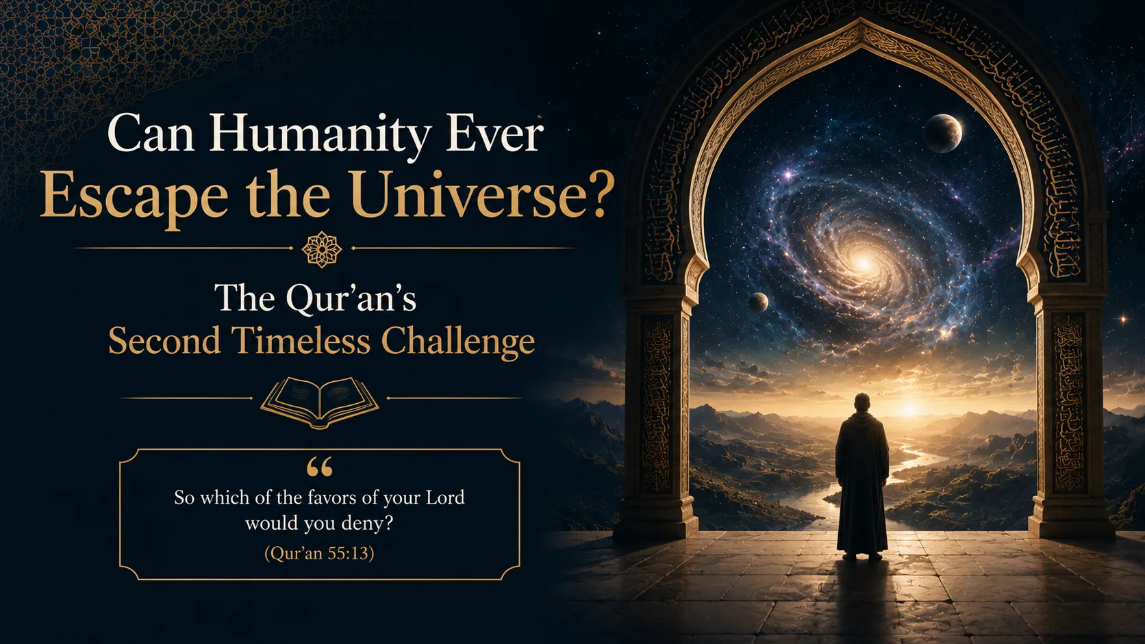 Can Humanity Ever Escape the Universe? The Qur'an's Second Timeless Challenge