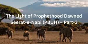 The Light of Prophethood Dawned Seerat-e-Nabi (PBUH) – Part-3